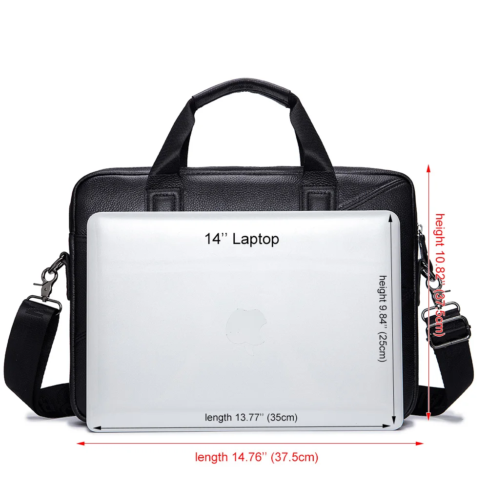 New Cowhide Male Commercial Briefcase Real Leather Fashion Vintage Men's Messenger Bag Laptop Handbags Crossbody Shoulder Bag
New Cowhide Male Commercial Briefcase Real Leather Fashion Vintage Men's Messenger Bag Laptop Handbags Crossbody Shoulder Bag
