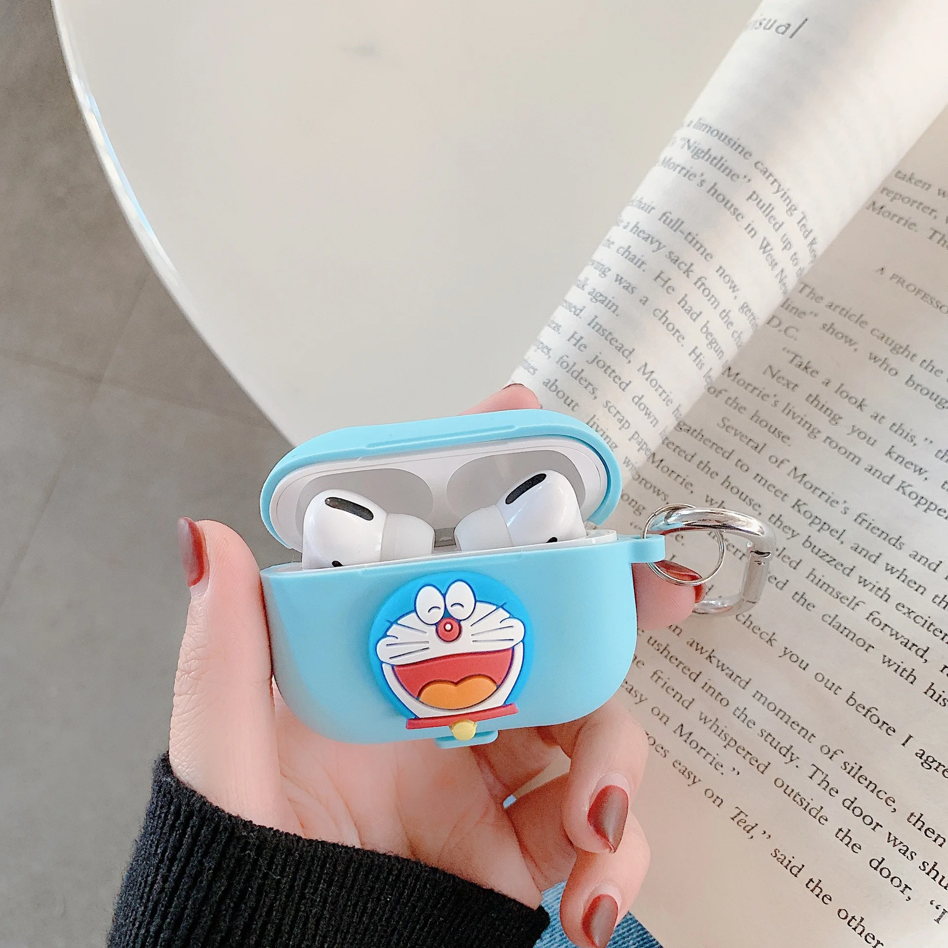 Doraemon cartoon cute for iPhone AirPods Pro protective cover cartoon earphone cover for iPhone earphone protective shell
Doraemon cartoon cute for iPhone AirPods Pro protective cover cartoon earphone cover for iPhone earphone protective shell
