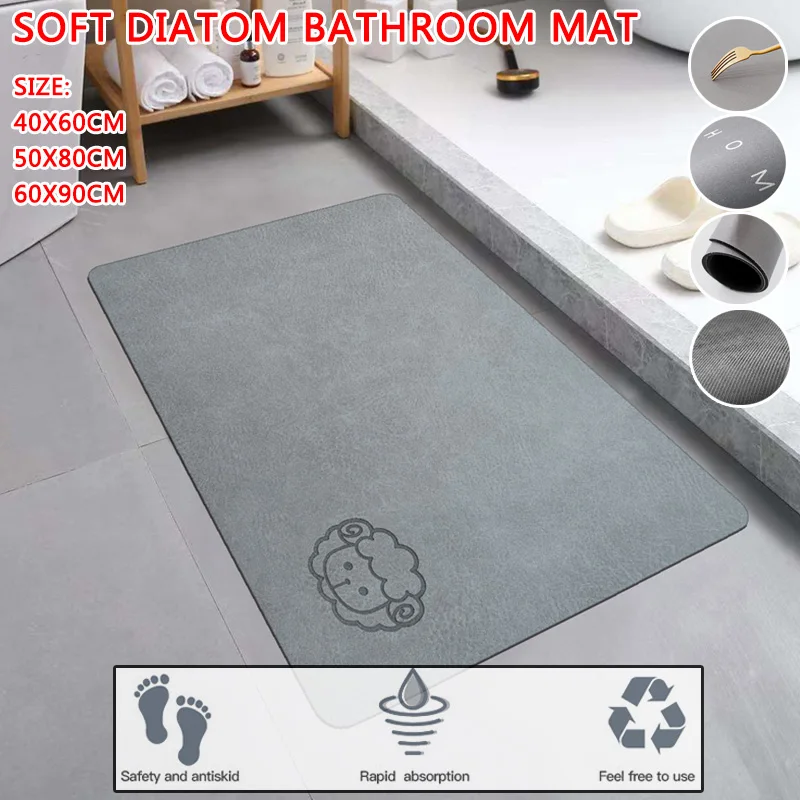 2022 Hot Sale Bathmat New Bath Mat Bathtub Anti-slip Mats Soft Diatom Bathroom Rug Home Quick Drying Shower Water Absorption Rug 
2022 Hot Sale Bathmat New Bath Mat Bathtub Anti-slip Mats Soft Diatom Bathroom Rug Home Quick Drying Shower Water Absorption Rug