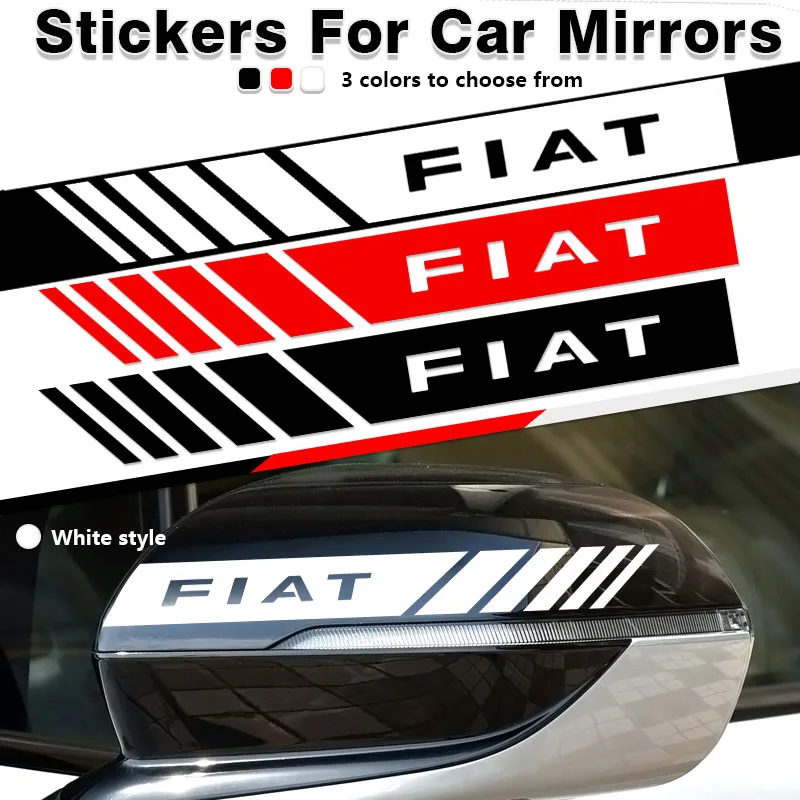 2pcs Car Rearview Mirror Side Decal Stripes Stickers Car Mirror Stickers Decals For Fiat Ducato Abarth Tipo Panda Bravo Doblo 
2pcs Car Rearview Mirror Side Decal Stripes Stickers Car Mirror Stickers Decals For Fiat Ducato Abarth Tipo Panda Bravo Doblo