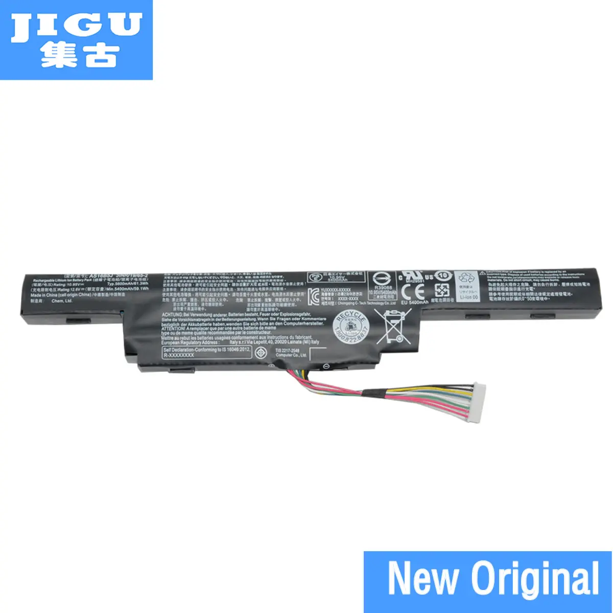 Оригинальный аккумулятор JIGU AS16B5J AS16B8J для ноутбука ACER Aspire E5-575G-53VG Series 10,95 V 61.3WH
Оригинальный аккумулятор JIGU AS16B5J AS16B8J для ноутбука ACER Aspire E5-575G-53VG Series 10,95 V 61.3WH