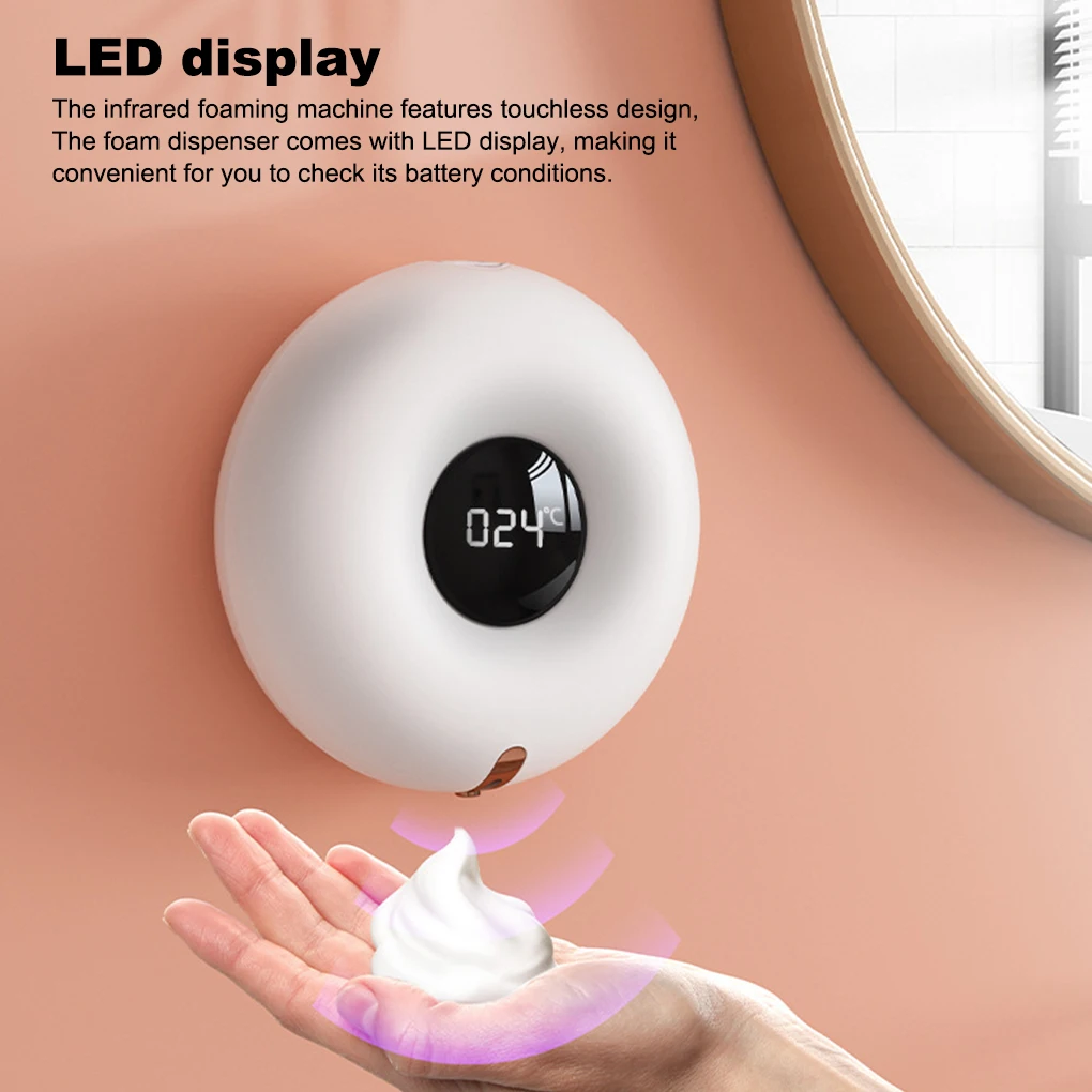 300ml Soap Dispenser Automatic Foaming Dispenser Touchless Type-C Rechargeable Smart Infrared Sensor Bathroom Foam Machine
300ml Soap Dispenser Automatic Foaming Dispenser Touchless Type-C Rechargeable Smart Infrared Sensor Bathroom Foam Machine