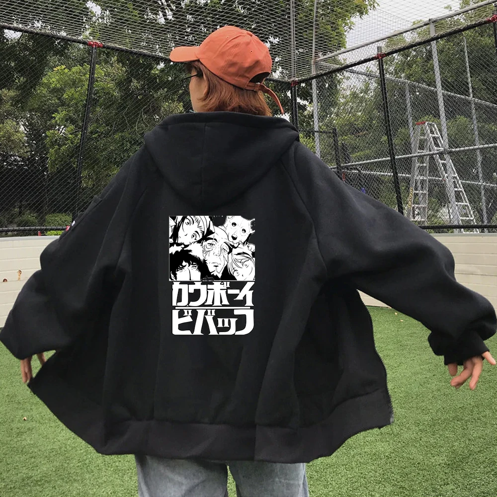 Japanese Anime Cowboy Bebop Spike Funny Hoodies Mens Hoodie Harajuku Sweatshirt Hooded Men/Women Zipper Hoodies Streetwear Men
Japanese Anime Cowboy Bebop Spike Funny Hoodies Mens Hoodie Harajuku Sweatshirt Hooded Men/Women Zipper Hoodies Streetwear Men