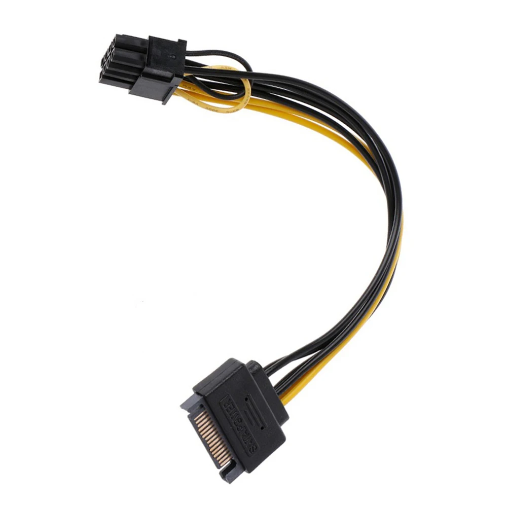 SATA 15Pin to 8Pin Graphics Power Cord Dropshipping
SATA 15Pin to 8Pin Graphics Power Cord Dropshipping