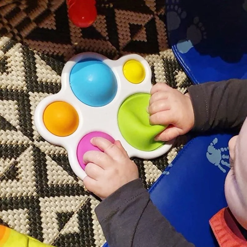 Baby Simple Sensory Toys for Ages 6 Months and Up Brain Teaser for Toddlers Dimple Fidget Toys for Kids Release Stress Anxiety
Baby Simple Sensory Toys for Ages 6 Months and Up Brain Teaser for Toddlers Dimple Fidget Toys for Kids Release Stress Anxiety