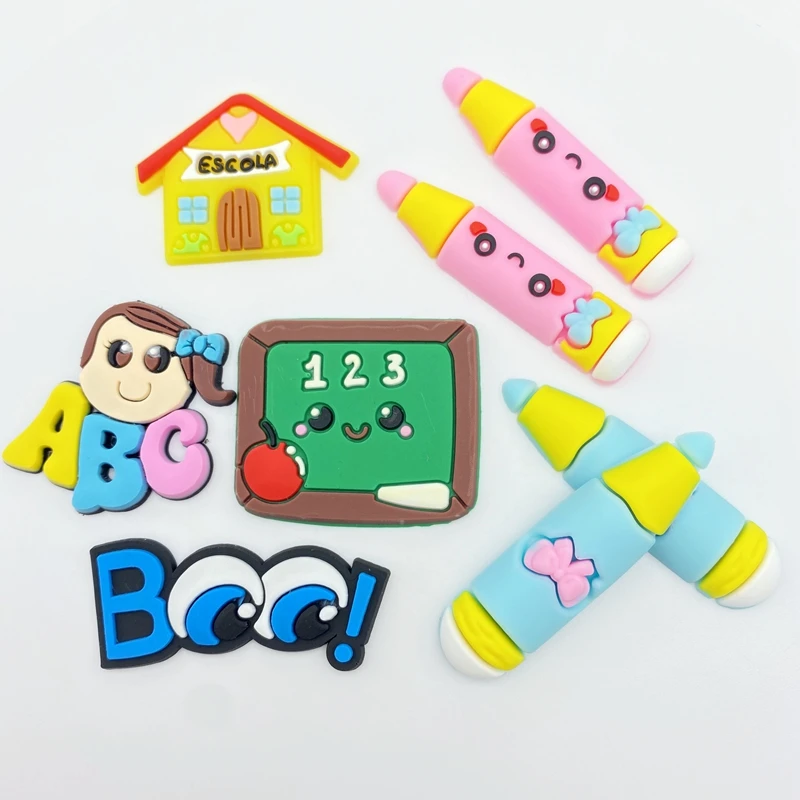 12pcs Cute PVC Mixed Stationery Learning Series Flexible Glue Flat Back DIY Scrapbook Embellishment Phone Craft Decoration G43
12pcs Cute PVC Mixed Stationery Learning Series Flexible Glue Flat Back DIY Scrapbook Embellishment Phone Craft Decoration G43