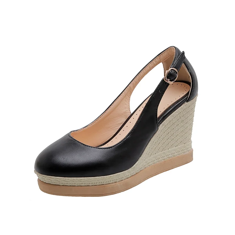 Classic Wedges Heels Pumps Shoes Female Summer Casual Cover Heels Sandals Black White Pink Wedge Platform Office Shoes Woman
Classic Wedges Heels Pumps Shoes Female Summer Casual Cover Heels Sandals Black White Pink Wedge Platform Office Shoes Woman