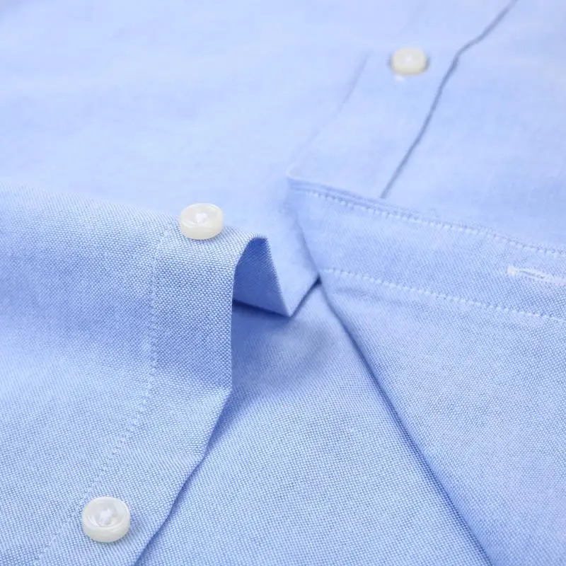 Men's Oxford Short Sleeve Summer Casual Shirts Single Patch Pocket Comfortable Standard-fit Button-down Thin Solid Tops Shirt
Men's Oxford Short Sleeve Summer Casual Shirts Single Patch Pocket Comfortable Standard-fit Button-down Thin Solid Tops Shirt