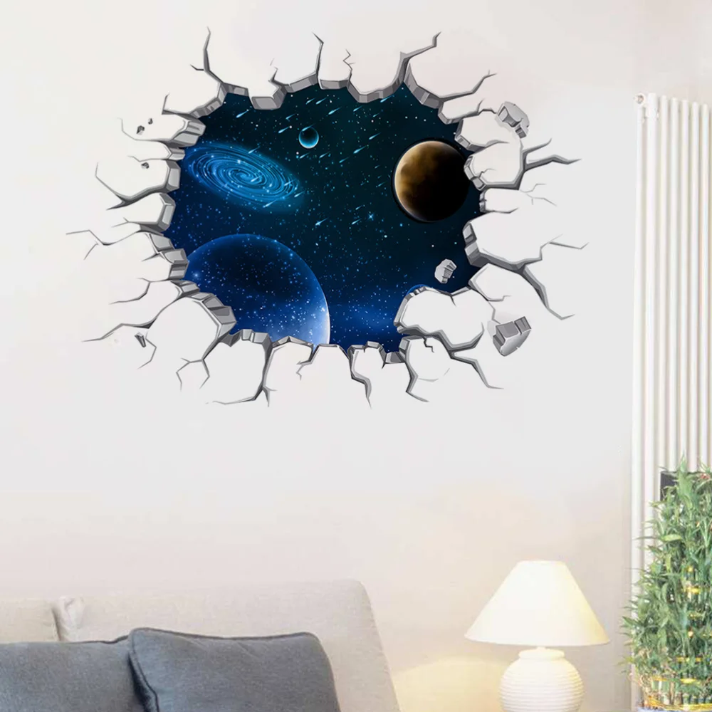 Sea World 3D Decorative Wallpaper Wall Broken Art Sticker for Bedroom Living Room
Sea World 3D Decorative Wallpaper Wall Broken Art Sticker for Bedroom Living Room
