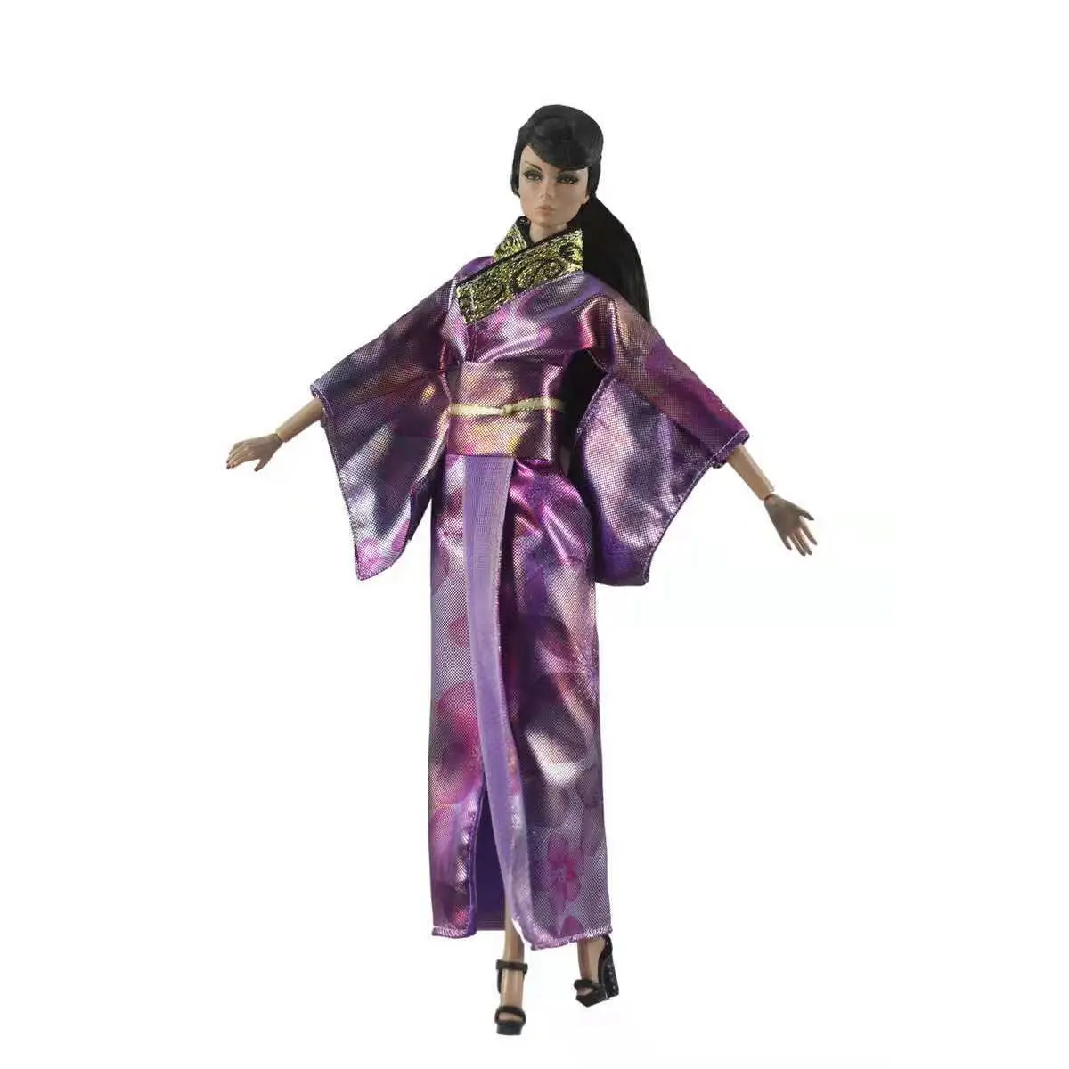 Japanese Robe Traditional Kimono 11.5" Doll Clothes For Barbie Dresses Cosplay Long Yukata Costume Playhouse Toy 1/6 Accessories
Japanese Robe Traditional Kimono 11.5" Doll Clothes For Barbie Dresses Cosplay Long Yukata Costume Playhouse Toy 1/6 Accessories