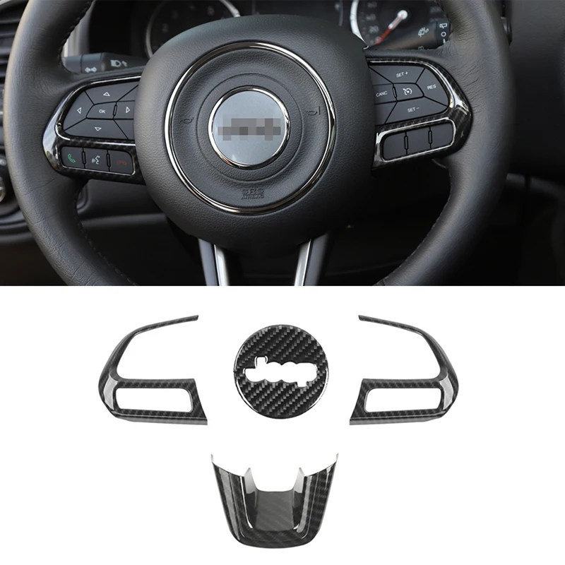 For Jeep Compass 2017 2018 2019 2020 2021 Carbon fiber Car Steering Wheel Decoration Cover Trim Sticker Fit chrome 3Pcs/Set
For Jeep Compass 2017 2018 2019 2020 2021 Carbon fiber Car Steering Wheel Decoration Cover Trim Sticker Fit chrome 3Pcs/Set