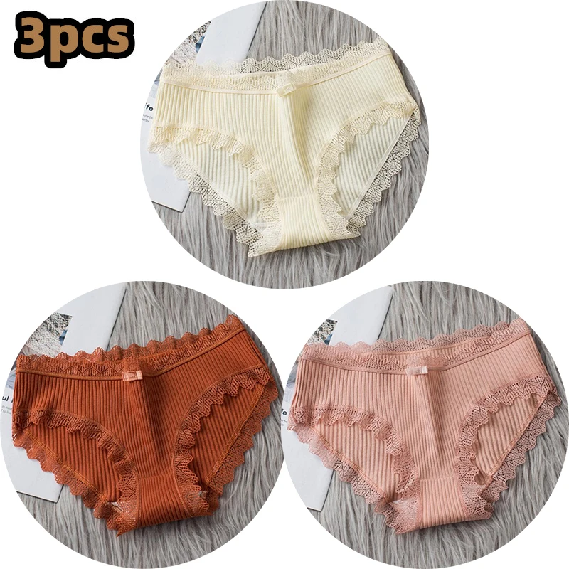 3 Pieces/Batch Cotton Panties Women's Comfortable Panties Breathable Sexy Mid-Waist Panties Large Size Women's Underwear Briefs
3 Pieces/Batch Cotton Panties Women's Comfortable Panties Breathable Sexy Mid-Waist Panties Large Size Women's Underwear Briefs
