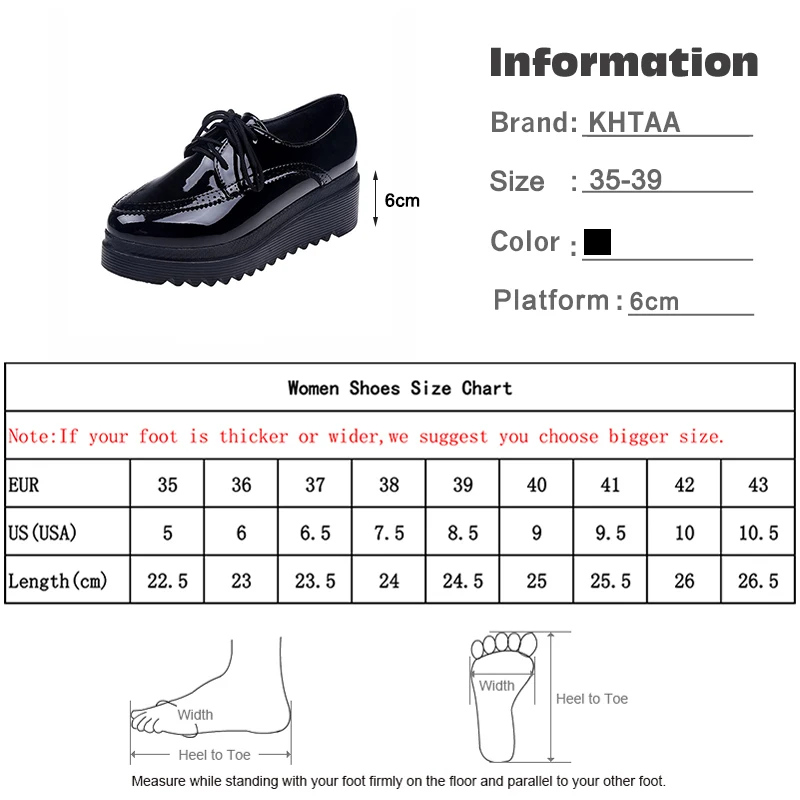 New Women Shoes Patent Leather Pumps Wedges Lace Up Ladies Sewing Classic Round Toe Fashion Autumn Female Casual Footwear
New Women Shoes Patent Leather Pumps Wedges Lace Up Ladies Sewing Classic Round Toe Fashion Autumn Female Casual Footwear