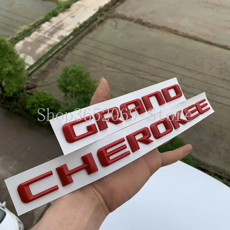 Эмблема из АБС-пластика для Jeep Grand Cherokee Стайлинг автомобиля боковые двери