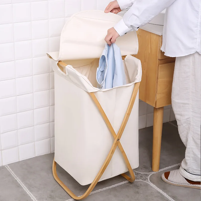 Oxford Cloth Folding Dirty Laundry Basket Organizer Clothes Storage Hamper Bamboo Frame Bathroom Waterproof Foldable Basket
Oxford Cloth Folding Dirty Laundry Basket Organizer Clothes Storage Hamper Bamboo Frame Bathroom Waterproof Foldable Basket