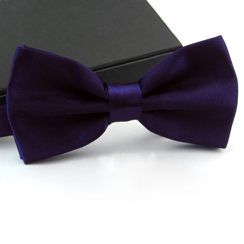 Галстук бабочка мужской однотонный Свадебный галстук для мужчин карамельных