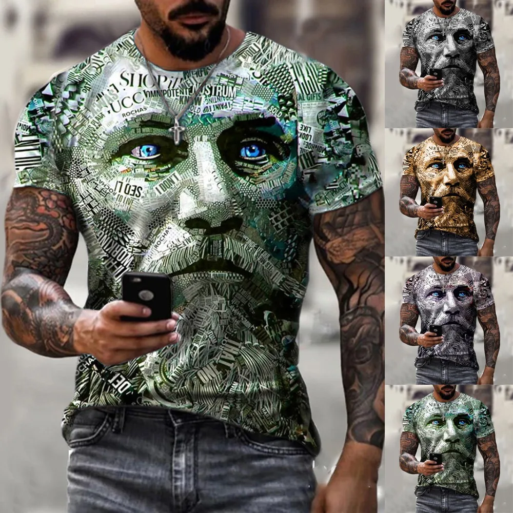 Summer Mens Short Sleeve Casual T-Shirt Sport Muscle 3D Printed Crew Neck Tees Tops 2021 Plus Size: S-5XL
Summer Mens Short Sleeve Casual T-Shirt Sport Muscle 3D Printed Crew Neck Tees Tops 2021 Plus Size: S-5XL