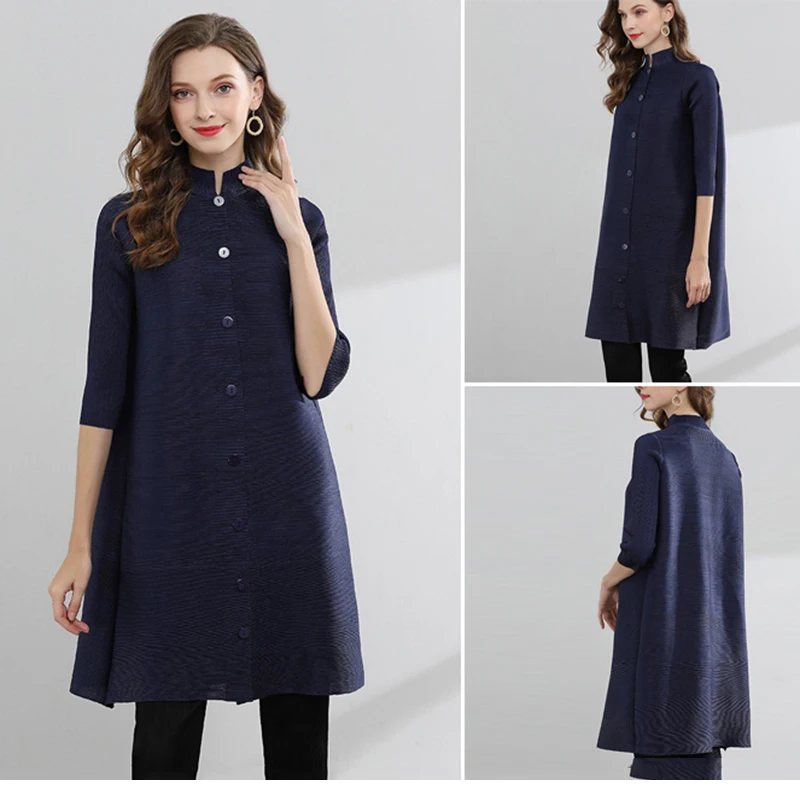 High-quality Half-sleeve Women's Windbreaker, Stylish Thai Style Pleated Mid-length Women's Coat, Plus Size Pleated Coat
High-quality Half-sleeve Women's Windbreaker, Stylish Thai Style Pleated Mid-length Women's Coat, Plus Size Pleated Coat