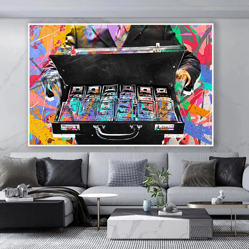 Dollar Money Poster Inspirational Canvas Art Canvas Paintings Wall Art Pictures for Living Room Home Decor (No Frame)
Dollar Money Poster Inspirational Canvas Art Canvas Paintings Wall Art Pictures for Living Room Home Decor (No Frame)