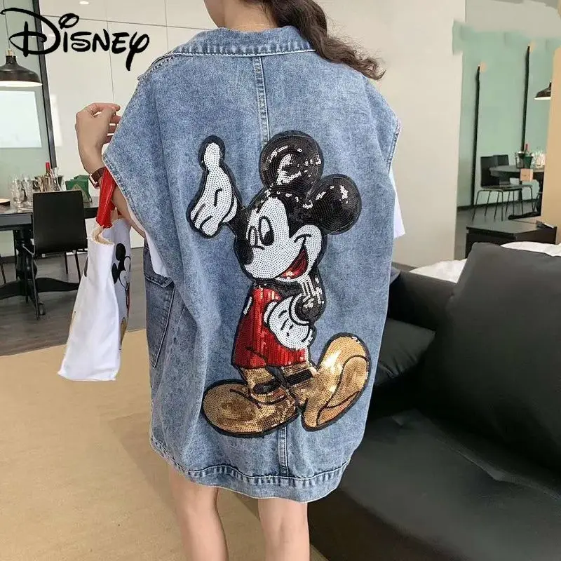 Модная женская Милая джинсовая куртка Disney с мультяшным принтом Микки, простой свободный удобный мягкий Повседневный Универсальный Новый и ...
Модная женская Милая джинсовая куртка Disney с мультяшным принтом Микки, простой свободный удобный мягкий Повседневный Универсальный Новый и ...