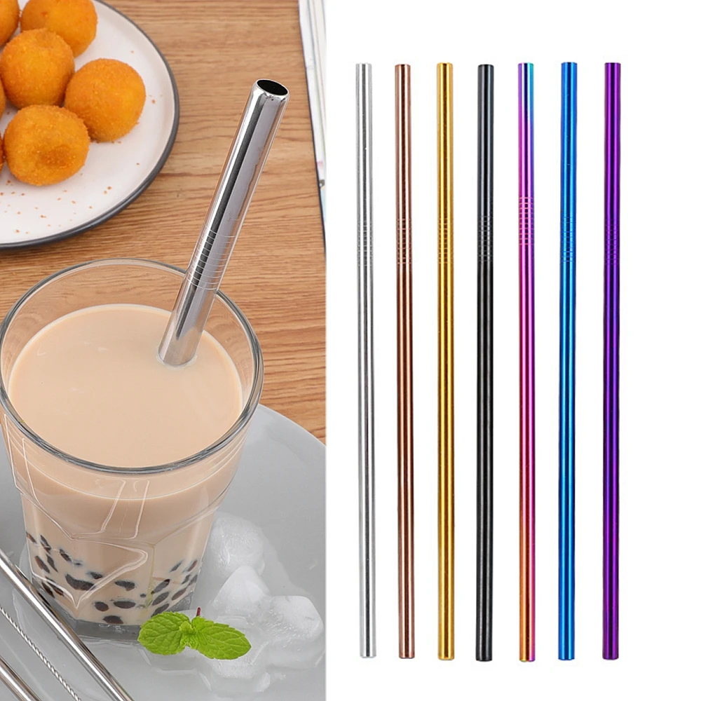 50PCS Stainless Steel Straw Reusable Metal Drinking Straight Straw For Home Bar Accessories Party Barware
50PCS Stainless Steel Straw Reusable Metal Drinking Straight Straw For Home Bar Accessories Party Barware