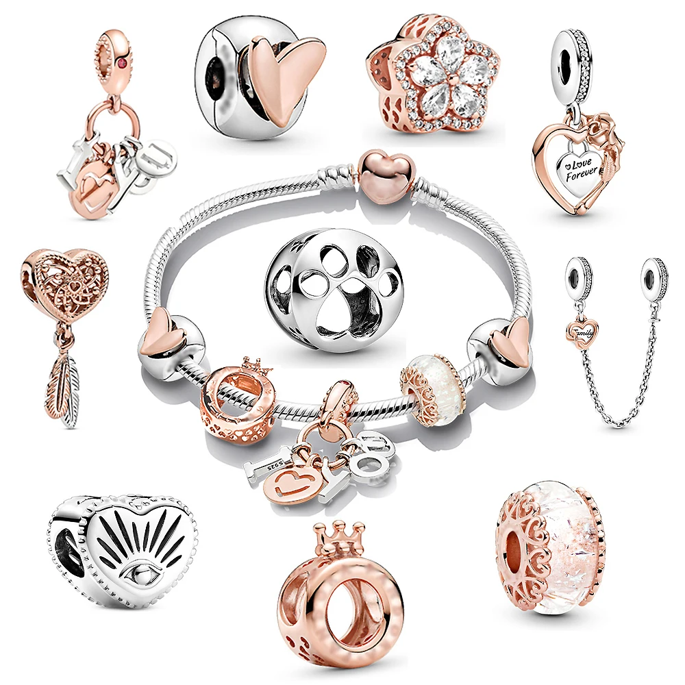 luxe Jewelry For Women Bangle Fit Pandora Original DIY Charms Parure Bijoux Femme 100% 925 Sterling Silver Bracelet pulcera Bead
luxe Jewelry For Women Bangle Fit Pandora Original DIY Charms Parure Bijoux Femme 100% 925 Sterling Silver Bracelet pulcera Bead