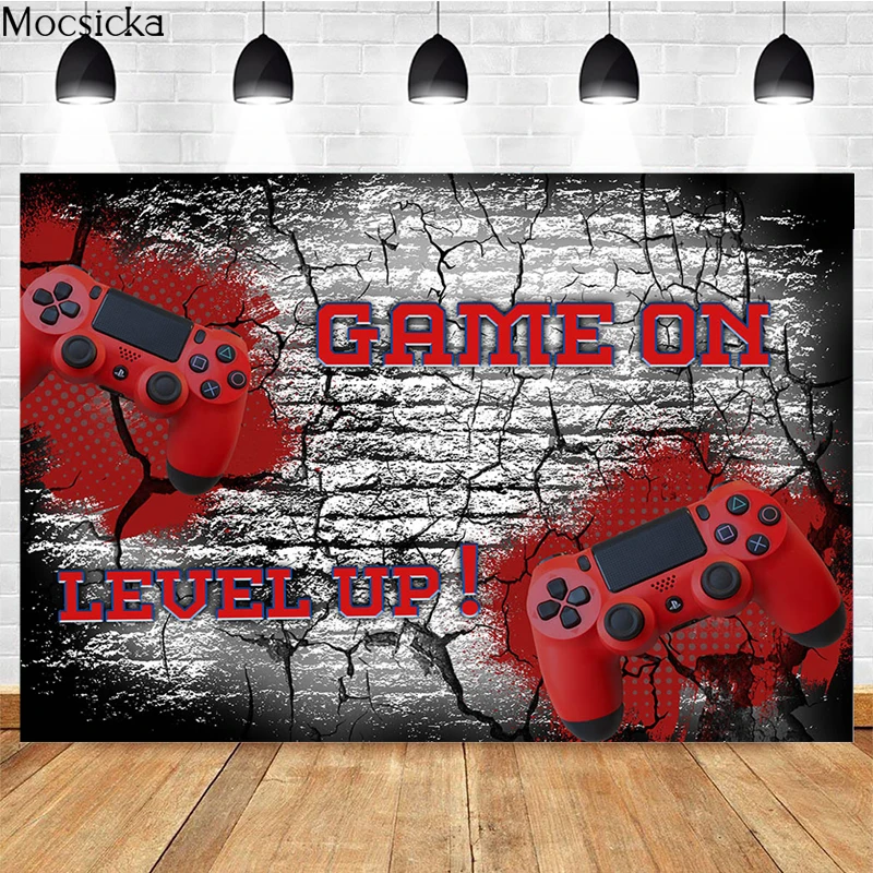 Mocsicka Happy Birthday Photography Background Gamepad Brick Wall Decoration Studio Props Child Portrait Photo Backdrop Banner
Mocsicka Happy Birthday Photography Background Gamepad Brick Wall Decoration Studio Props Child Portrait Photo Backdrop Banner