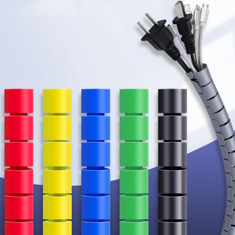 10M 8-22mm Computer Wire Line Storage Organizer Pipe Protection Spiral Wrap Winding Cable Wire Protector Cable Sleeve Cover Tube
10M 8-22mm Computer Wire Line Storage Organizer Pipe Protection Spiral Wrap Winding Cable Wire Protector Cable Sleeve Cover Tube
