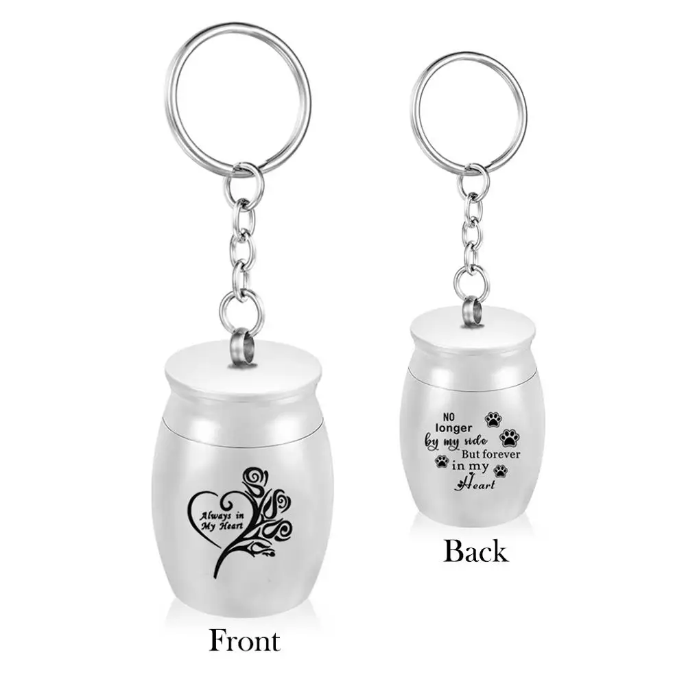 Pet/Human Ashes Urn Pendant Keychain with Jar Urn KeyRing Cremation Jewelry for Ashes Rose Flower Double Sided Carved Keepsake
Pet/Human Ashes Urn Pendant Keychain with Jar Urn KeyRing Cremation Jewelry for Ashes Rose Flower Double Sided Carved Keepsake
