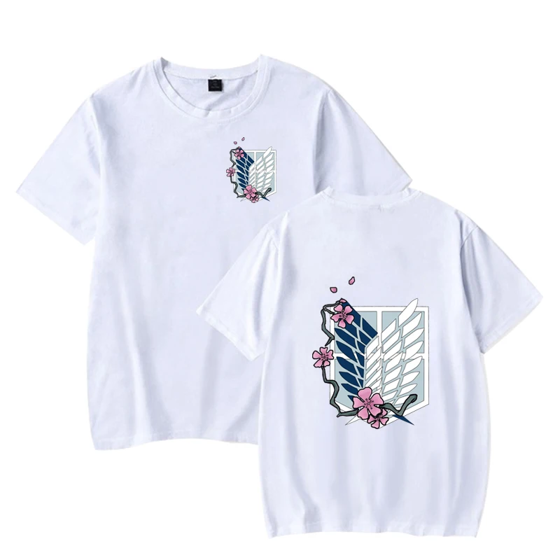 Unisex Anime Attack on Titan Logo O-neck Fashion Hip Hop Print Fashion Anime T-shirt 
Unisex Anime Attack on Titan Logo O-neck Fashion Hip Hop Print Fashion Anime T-shirt