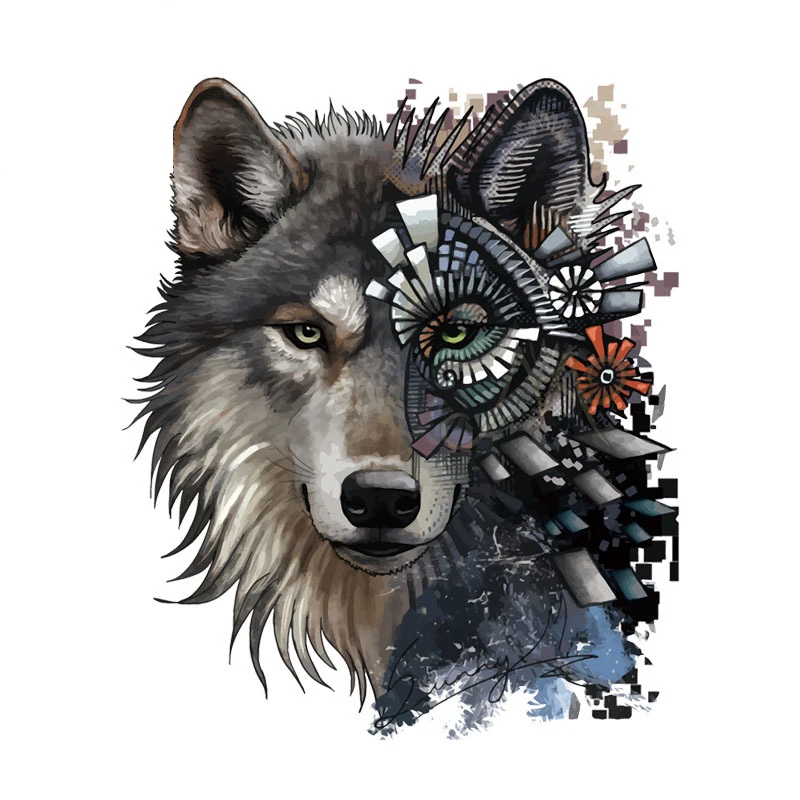 15cm Exterior Accessories Personalized Mechanical Wolf Head Car Sticker Funny Auto Decorative PVC Decal
15cm Exterior Accessories Personalized Mechanical Wolf Head Car Sticker Funny Auto Decorative PVC Decal