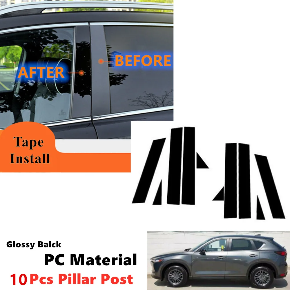 Decal Cover PC 10 pcs Set Fit For Mazda CX-5 CX5 KF 2017-2020 Side Door Window Trim Gloss Black Pillar Posts Piano Black Cover
Decal Cover PC 10 pcs Set Fit For Mazda CX-5 CX5 KF 2017-2020 Side Door Window Trim Gloss Black Pillar Posts Piano Black Cover