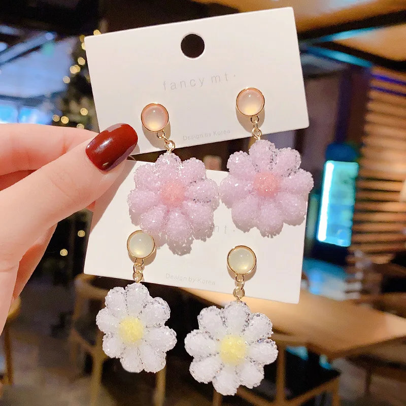 Wholesale Sterling Silvers Pin Crystal Flower Earrings Women Stud Dropshipping Gift
Wholesale Sterling Silvers Pin Crystal Flower Earrings Women Stud Dropshipping Gift