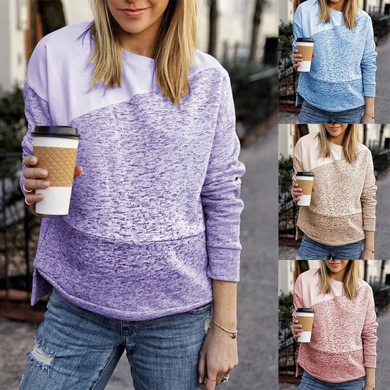 2021 Spring and Autumn Women's Round Neck Irregular Multicolor Mosaic Fashion Women's Long Sleeve No hat Plus Size S-5XL
2021 Spring and Autumn Women's Round Neck Irregular Multicolor Mosaic Fashion Women's Long Sleeve No hat Plus Size S-5XL