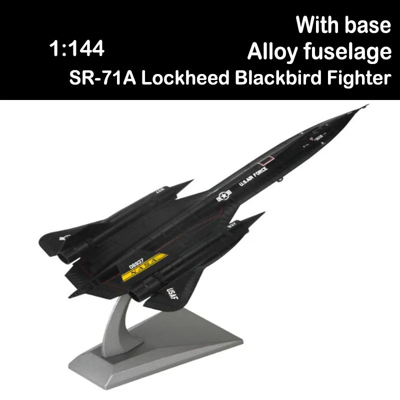 1/144 SR-71A Lockheed Blackbird Surveillance Fighter Aircraft Airplane Models Adult Children Toys Display Plane Military Gifts
1/144 SR-71A Lockheed Blackbird Surveillance Fighter Aircraft Airplane Models Adult Children Toys Display Plane Military Gifts
