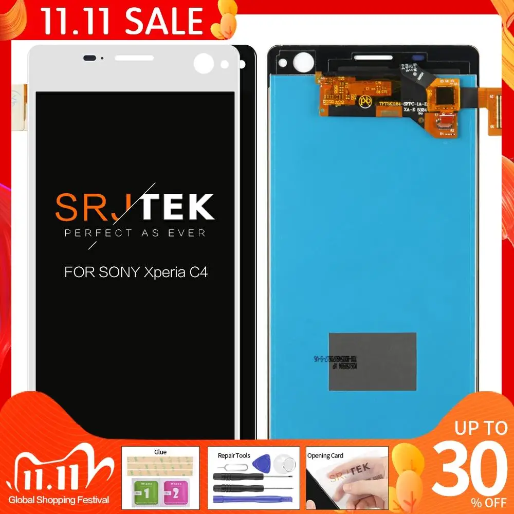 100% Tested Display For Sony Xperia C4 E5303 E5306 E5333 Display with Touch Screen For Sony Xperia C4 LCD Digitizer
100% Tested Display For Sony Xperia C4 E5303 E5306 E5333 Display with Touch Screen For Sony Xperia C4 LCD Digitizer