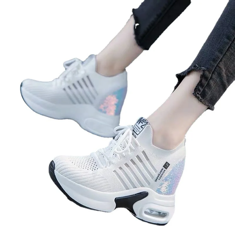 Spring and Autumn of 2021Korean Versionof NewCasual PlatformSports BreathableMesh Shoeswith High Heels and Lace-up Fashion Shoes
Spring and Autumn of 2021Korean Versionof NewCasual PlatformSports BreathableMesh Shoeswith High Heels and Lace-up Fashion Shoes