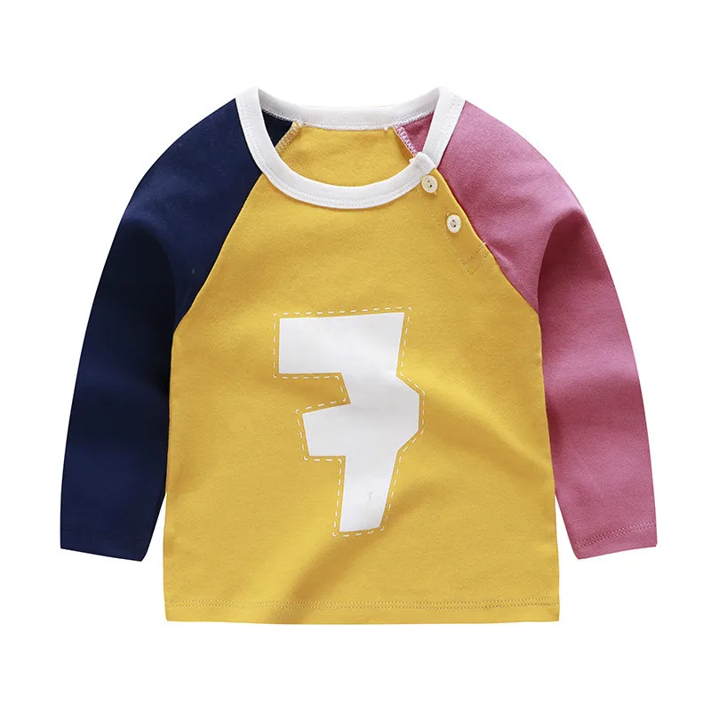 Baby's long sleeve T-shirt children's cotton top clothes boy's girl's bottom shirt spring and autumn long sleeve T-shirt
Baby's long sleeve T-shirt children's cotton top clothes boy's girl's bottom shirt spring and autumn long sleeve T-shirt