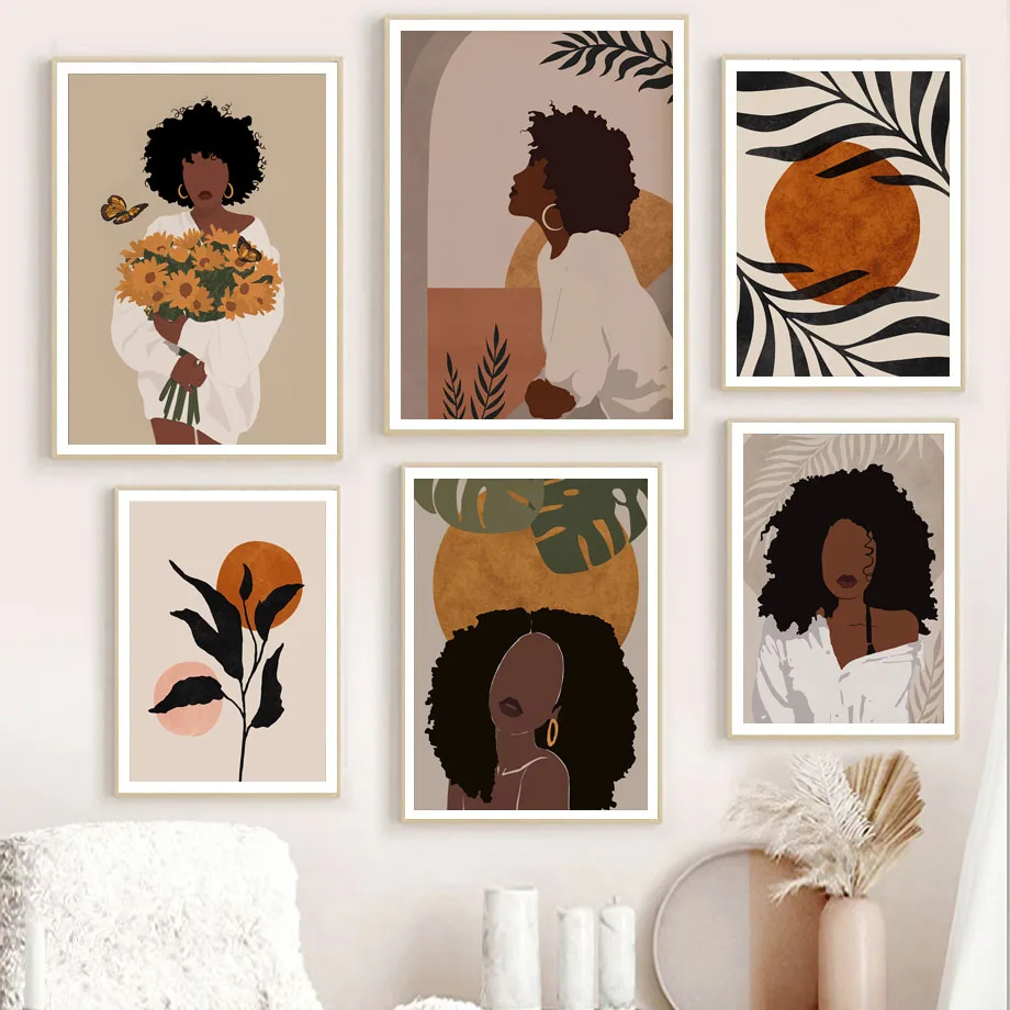 Boho Woman Leaf Flowers Sun Mountain Abstract Nordic Posters And Prints Wall Art Canvas Painting Decor Pictures For Living Room
Boho Woman Leaf Flowers Sun Mountain Abstract Nordic Posters And Prints Wall Art Canvas Painting Decor Pictures For Living Room