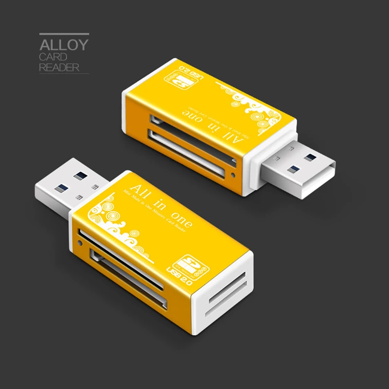 Устройство для чтения карт памяти USB 2 0 устройство SD/SDHC MMC/RS MMC TF/MicroSD MS/MS PRO/MS DUO M2 |