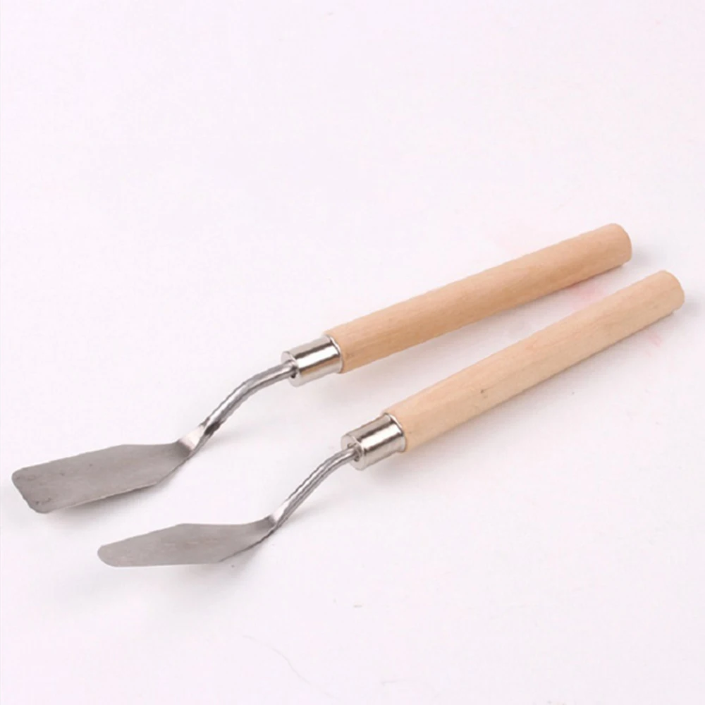 Painting Knives Stainless Steel Spatula Palette Knife Oil Painting Accessories Color Mixing for Oil, Canvas, Acrylic Painting
Painting Knives Stainless Steel Spatula Palette Knife Oil Painting Accessories Color Mixing for Oil, Canvas, Acrylic Painting