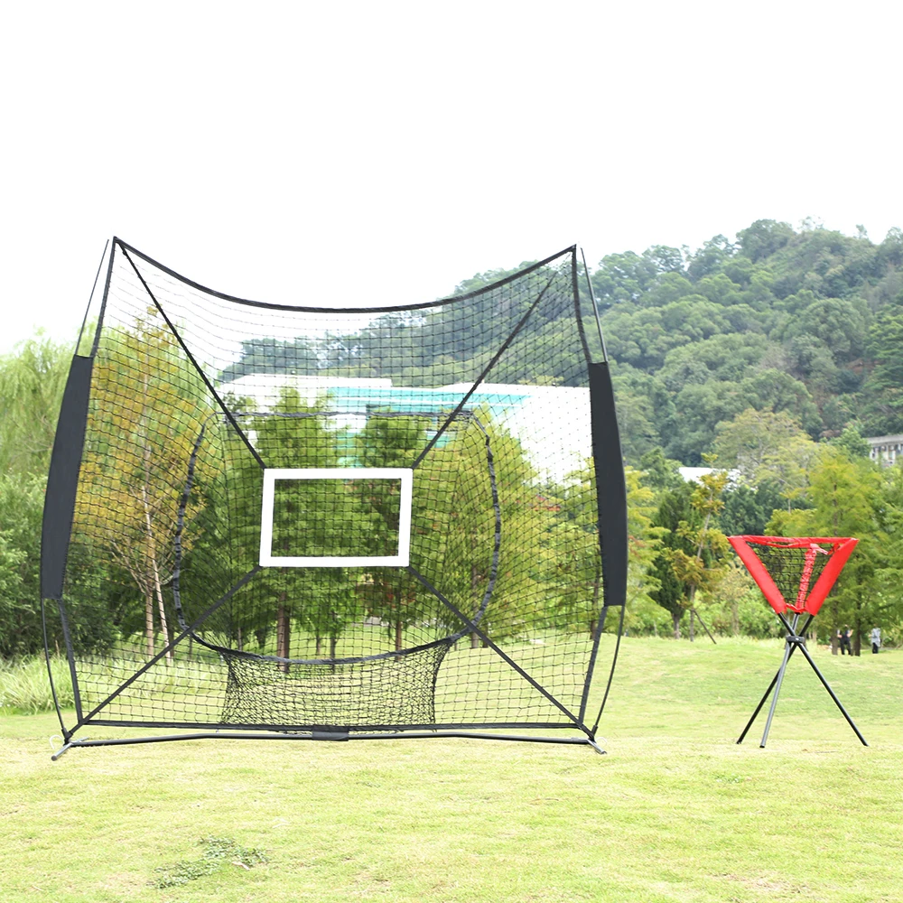 Baseball Train Net with Single Target Frame & Collector Tube Black Sleevelet
Baseball Train Net with Single Target Frame & Collector Tube Black Sleevelet