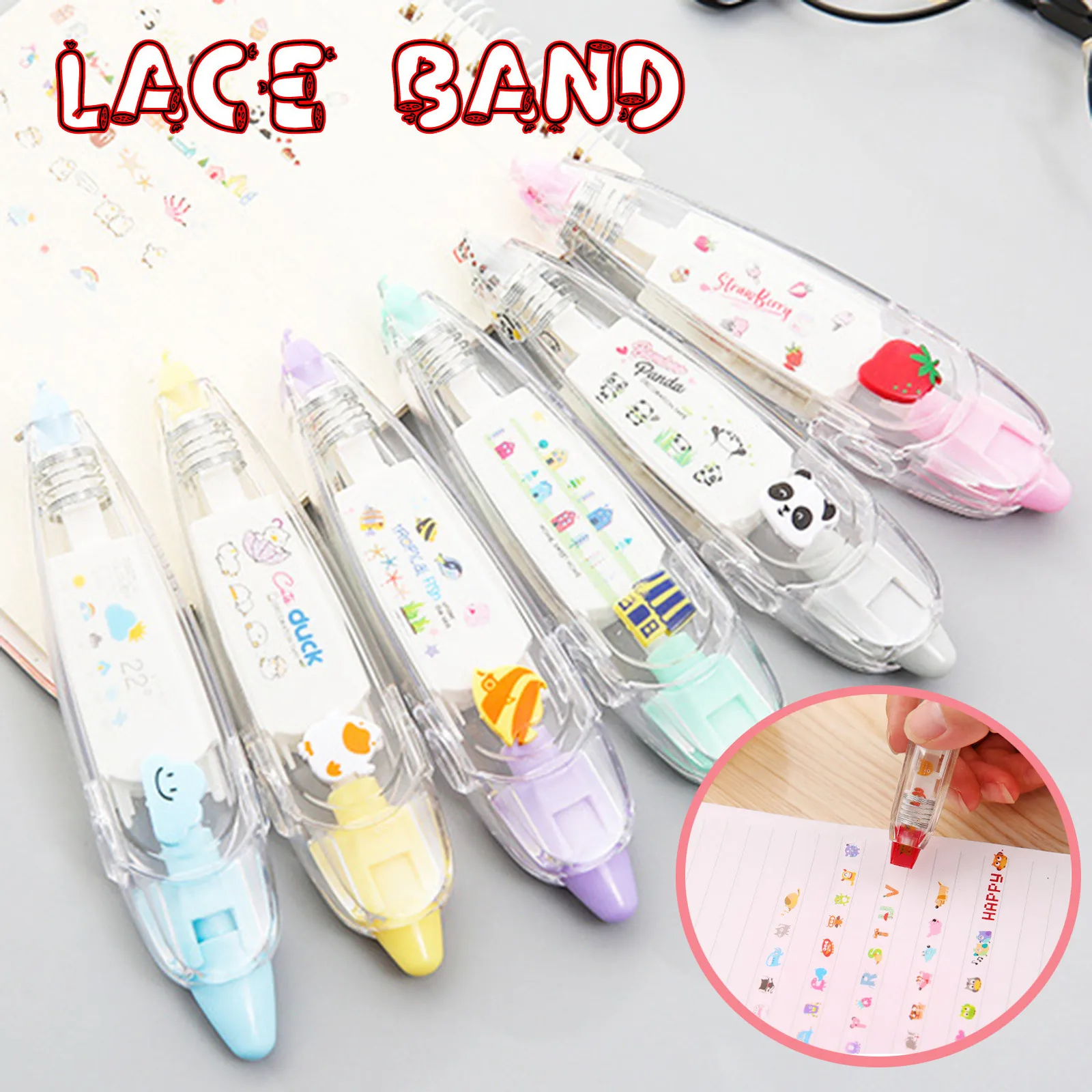Cartoon Decorative Tape Pen Diy Photo Album Correction Tape Decoration Tape Roller School Office Stationery Accessories 2021
Cartoon Decorative Tape Pen Diy Photo Album Correction Tape Decoration Tape Roller School Office Stationery Accessories 2021