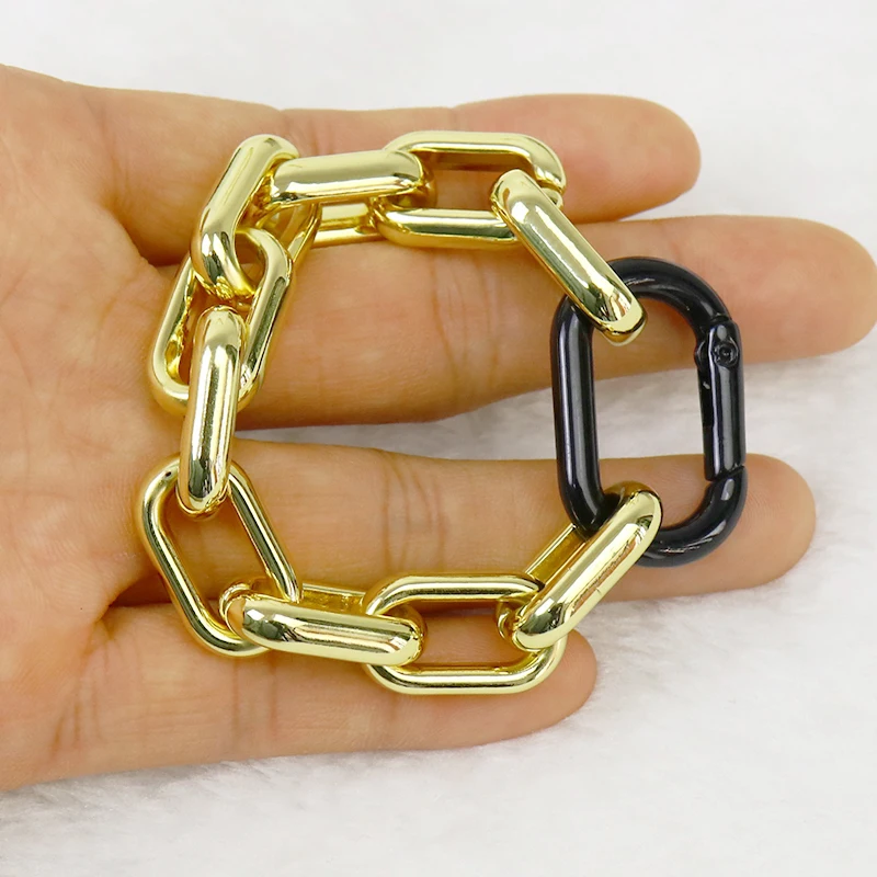 5 Pcs Metal bracelets Big Chain jewelry necklace Gold color Metal chain jewelry for women 51522 
5 Pcs Metal bracelets Big Chain jewelry necklace Gold color Metal chain jewelry for women 51522