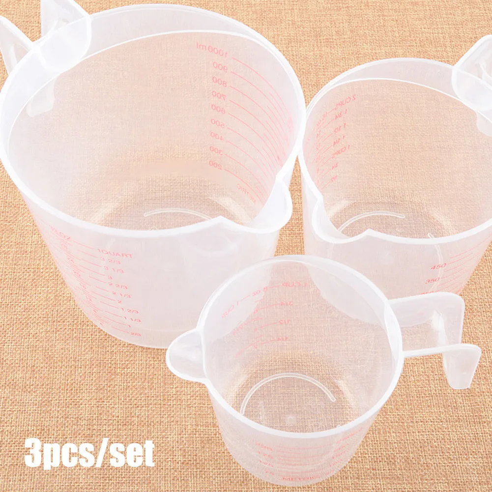 3pcs/set Of Graduated Kitchen High-quality Plastic Measuring Cups For Accurate Measurement Add Measurement Function Of Kitchen
3pcs/set Of Graduated Kitchen High-quality Plastic Measuring Cups For Accurate Measurement Add Measurement Function Of Kitchen