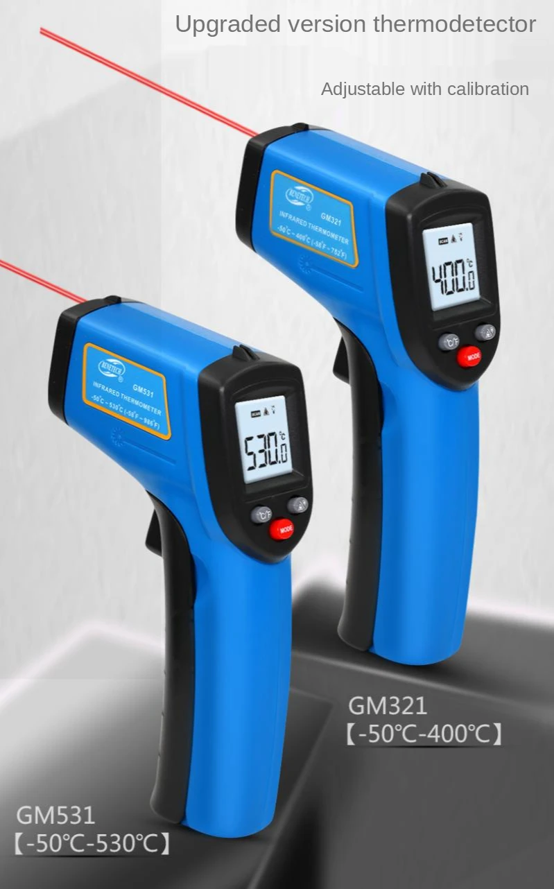 Infrared Thermometer High Precision Infrared Thermometer Industrial High Temperature Thermometer Kitchen Electronic Thermometer
Infrared Thermometer High Precision Infrared Thermometer Industrial High Temperature Thermometer Kitchen Electronic Thermometer