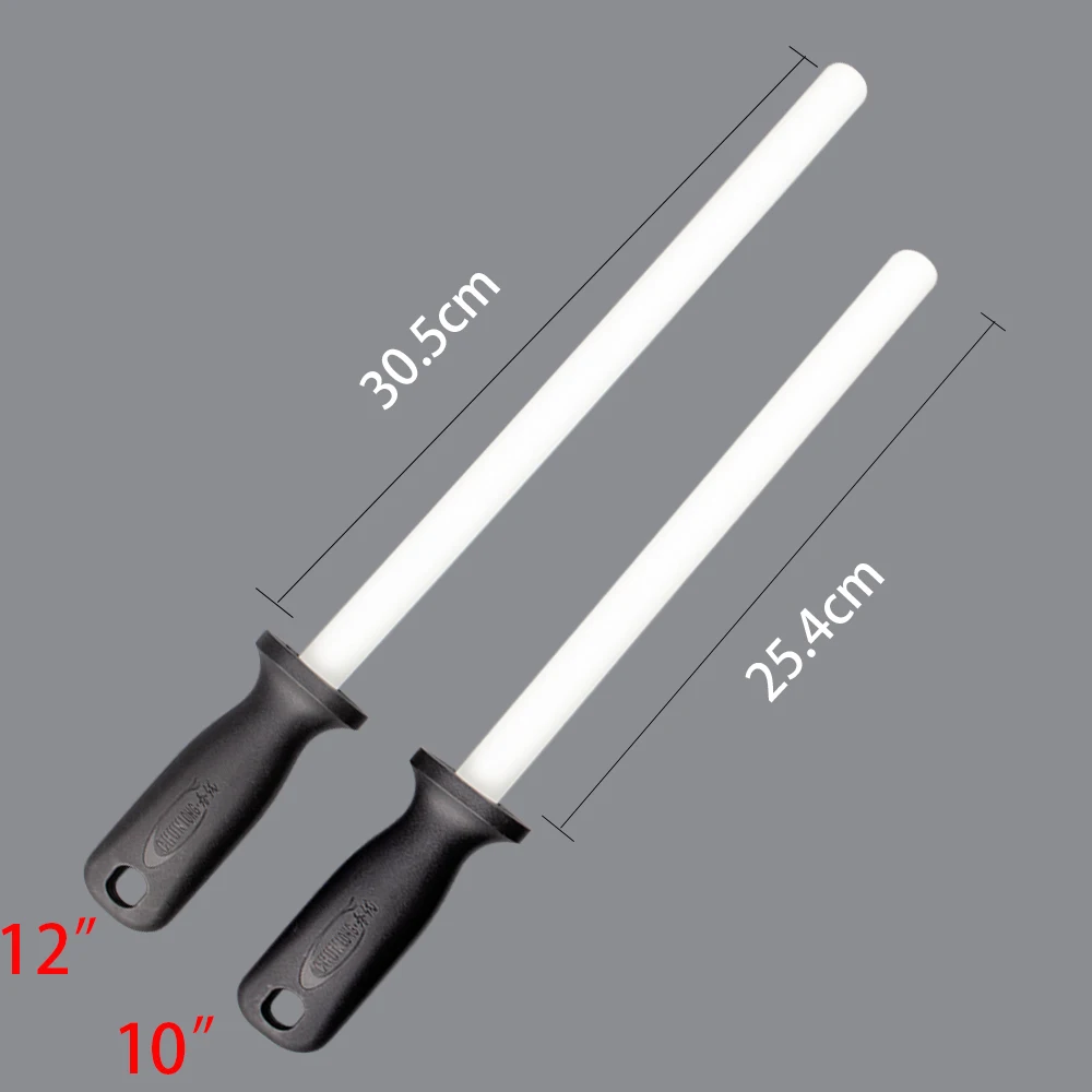 6"/8"/10"/12" Kitchen Knife Sharpener Ceramic Rod ABS Handle Knife Sharpening Grinder Tool For Chefs Steel Knives Musat Corundum
6"/8"/10"/12" Kitchen Knife Sharpener Ceramic Rod ABS Handle Knife Sharpening Grinder Tool For Chefs Steel Knives Musat Corundum