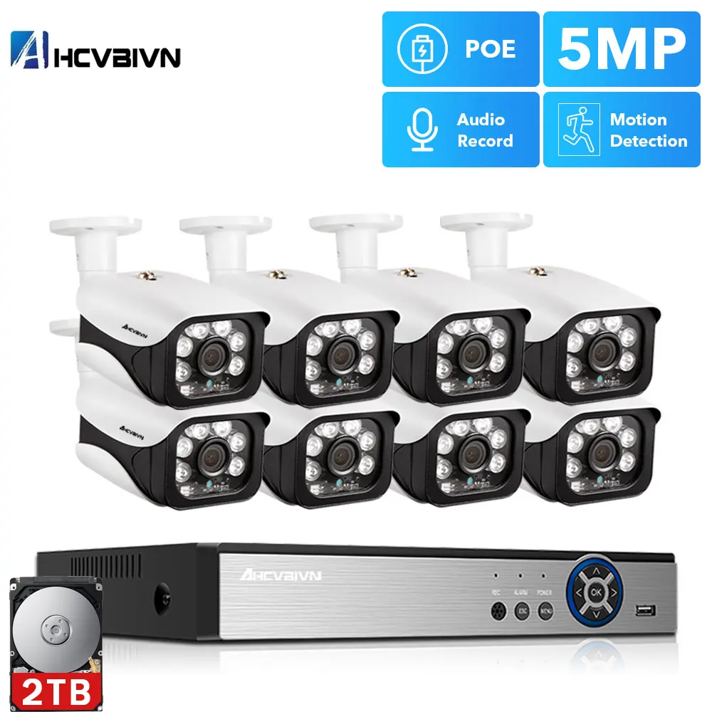 Face Detection Recognition 8CH 5MP Wireless NVR POE Security Camera System Outdoor CCTV Video Surveillance Video Recorder Kit 
Face Detection Recognition 8CH 5MP Wireless NVR POE Security Camera System Outdoor CCTV Video Surveillance Video Recorder Kit