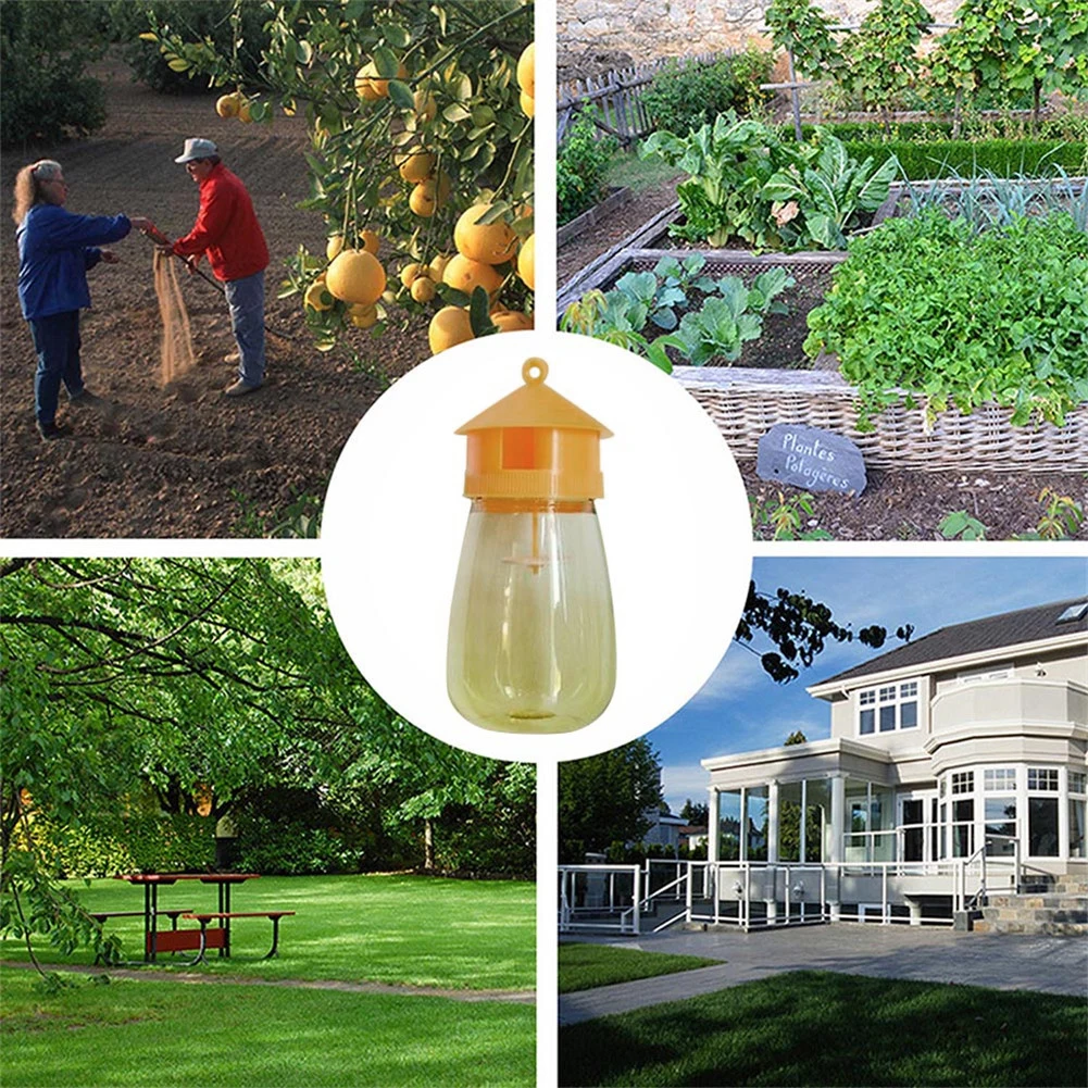 1 PC Wasp Trap Fly catcher Fruit Fly Flies Insect Bug Hanging Honey-Trap Catcher Killer No-Poison Hanging Tree Pest Control Tool
1 PC Wasp Trap Fly catcher Fruit Fly Flies Insect Bug Hanging Honey-Trap Catcher Killer No-Poison Hanging Tree Pest Control Tool