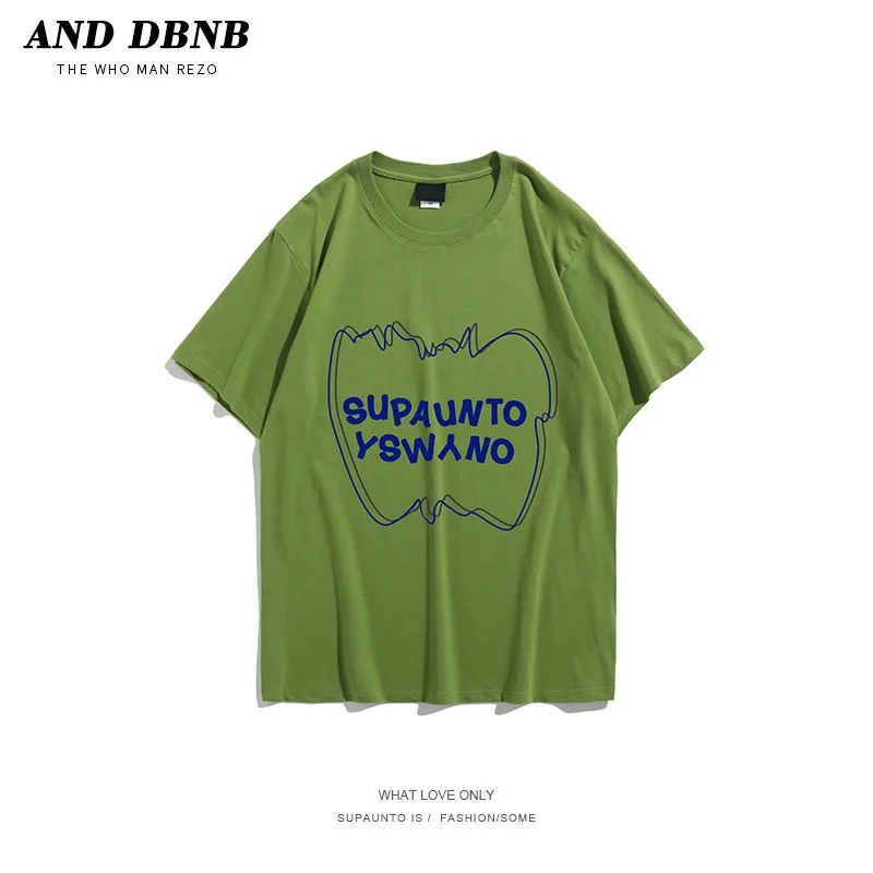 Short-sleeved Men's T-shirt Top Summer Hong Kong Style Ins High Street Tide Brand Loose Simple Letter Printing Oversized Shirt
Short-sleeved Men's T-shirt Top Summer Hong Kong Style Ins High Street Tide Brand Loose Simple Letter Printing Oversized Shirt